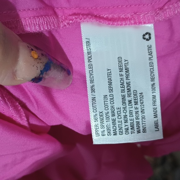 A New Day Women's Midi Ballet Dresswith Pockets Pink - Picture 9 of 9